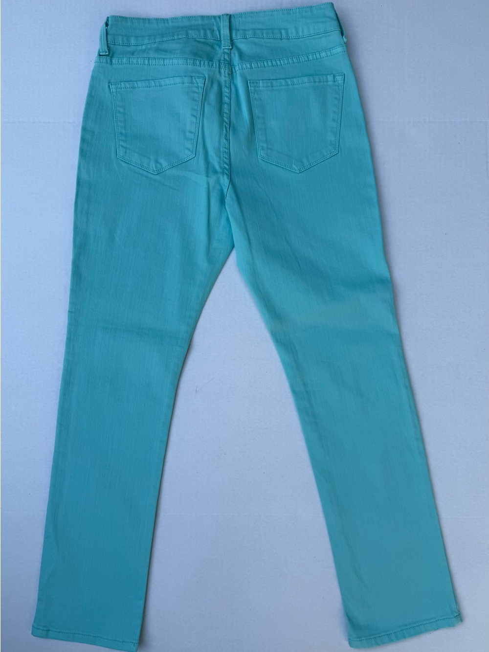 NYDJ Lift & Tuck Mint Green Skinny Jeans, Colored Denim, 8 Petite, NWOT - Picture 3 of 6